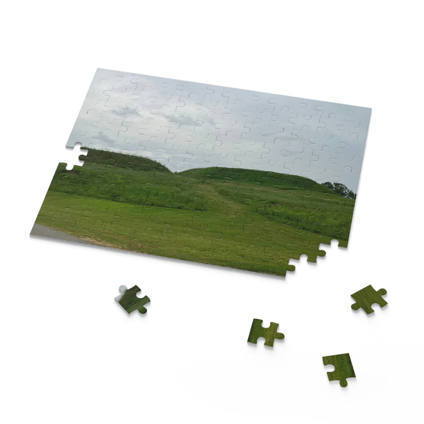 Ocmulgee Mounds Scenic Puzzle (120, 252, 500-Piece)