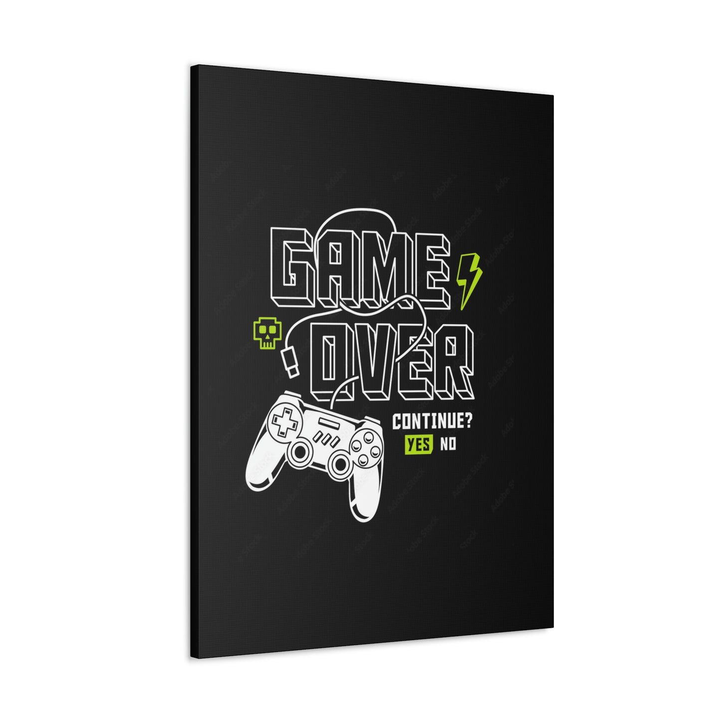 Game Over Canvas Gallery Wraps