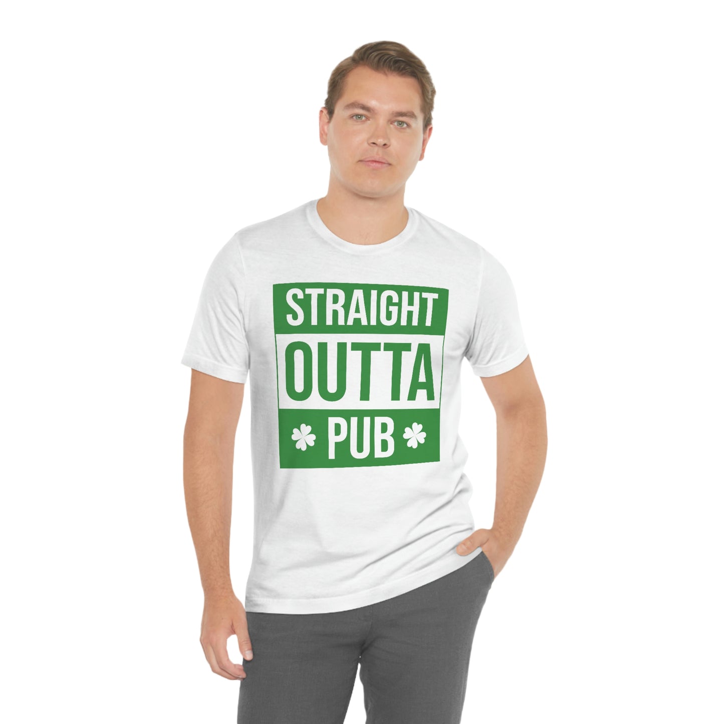 Straight Outta Pub Unisex Jersey Short Sleeve Tee