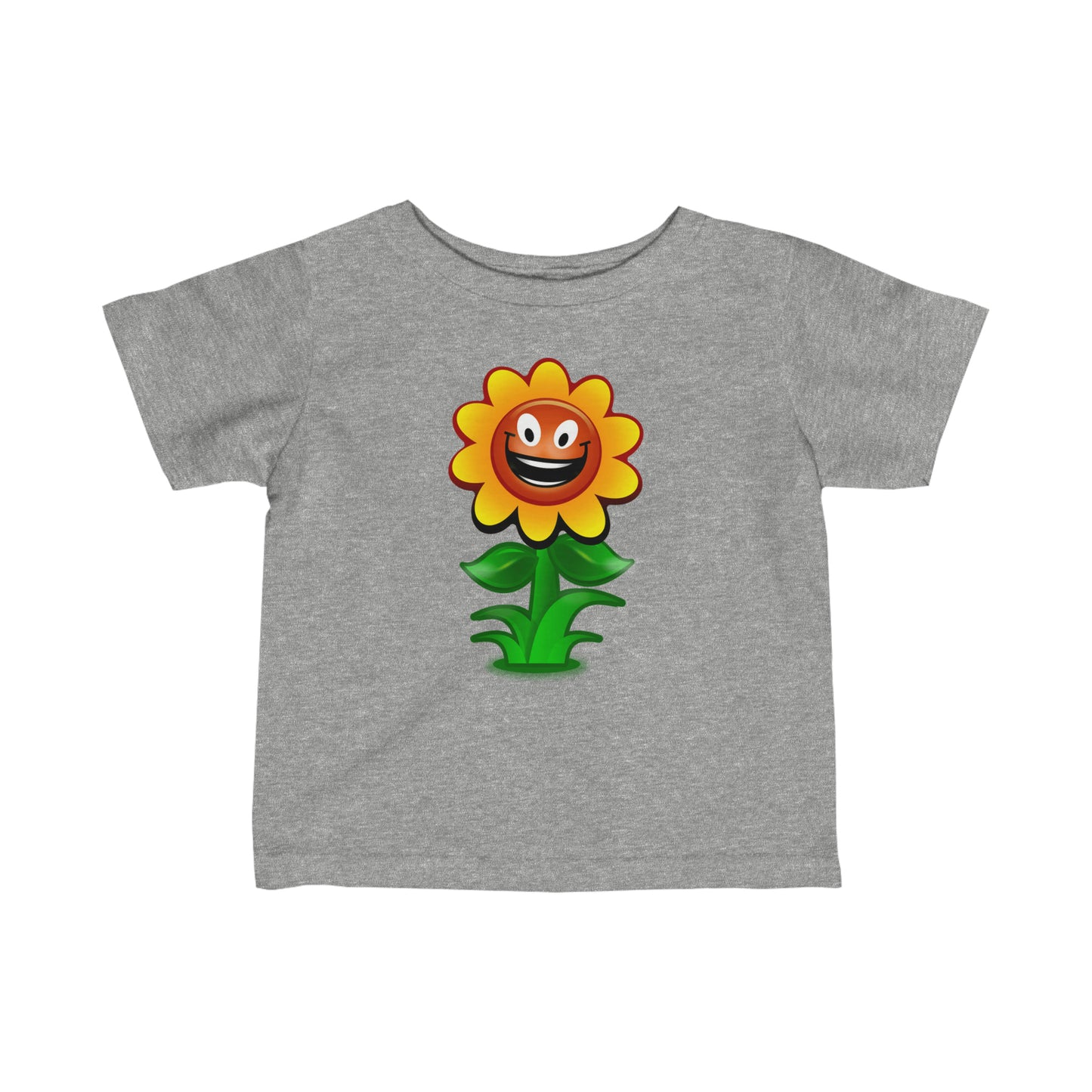 Flower Video Game Style  Infant Fine Jersey Tee