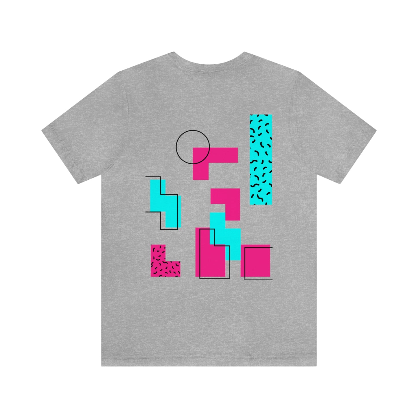 Hearts 2 1/2 8 Bit Style Unisex Jersey Short Sleeve Tee