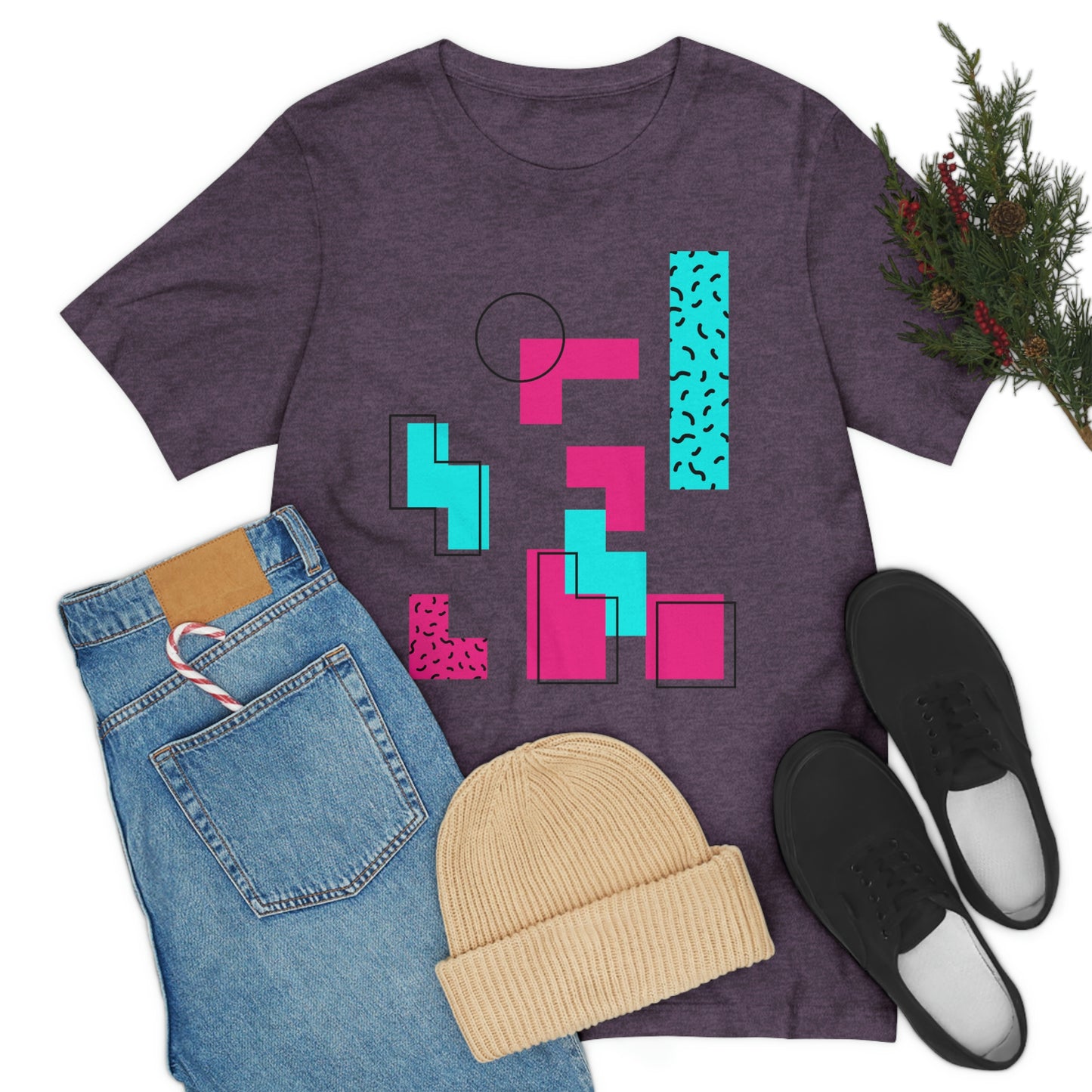 Tetris Retro Style Unisex Jersey Short Sleeve Tee