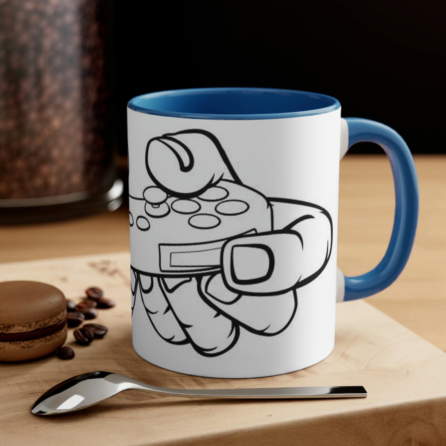 Game Controller Accent Coffee Mug, 11oz