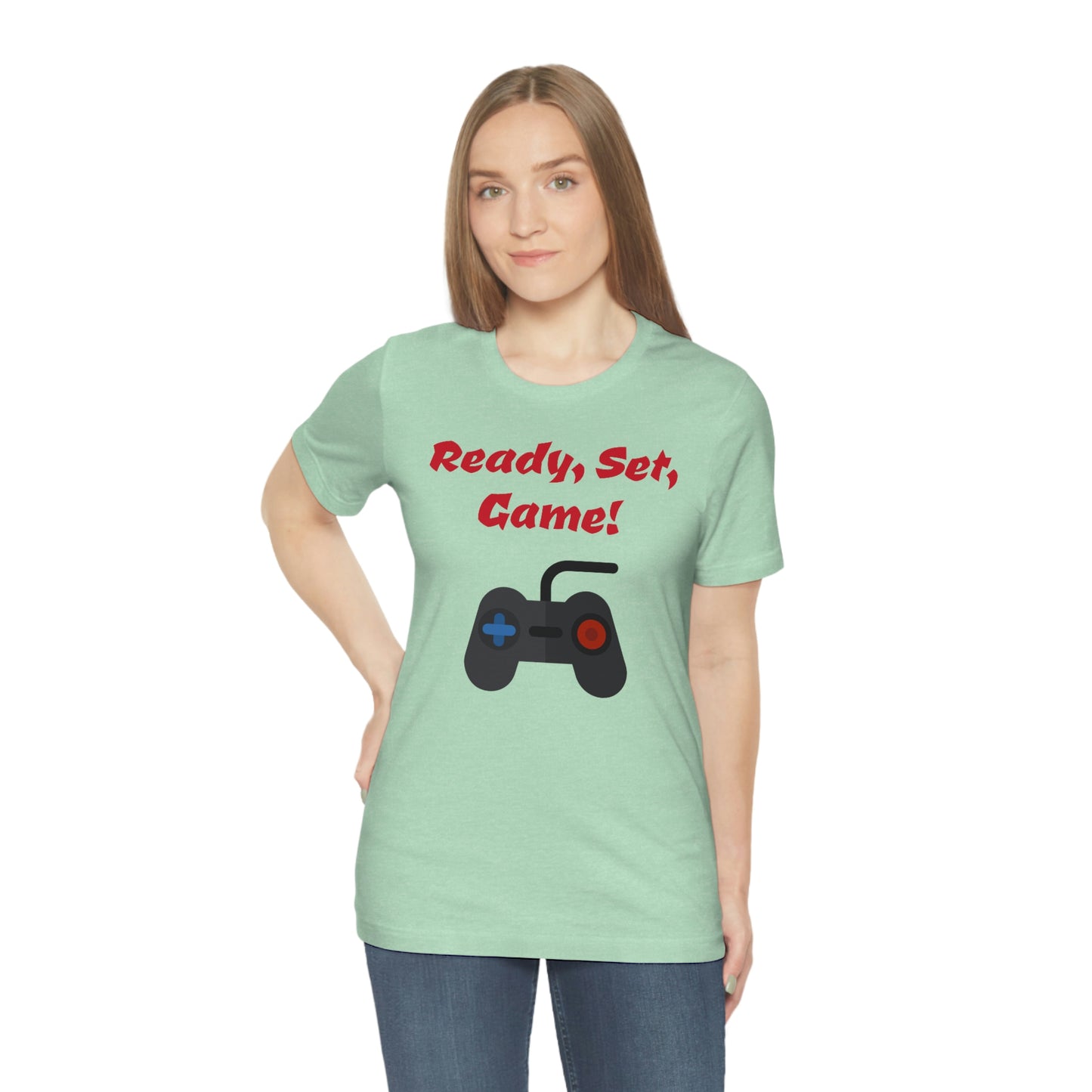 Ready, Set, Game! Unisex Jersey Short Sleeve Tee