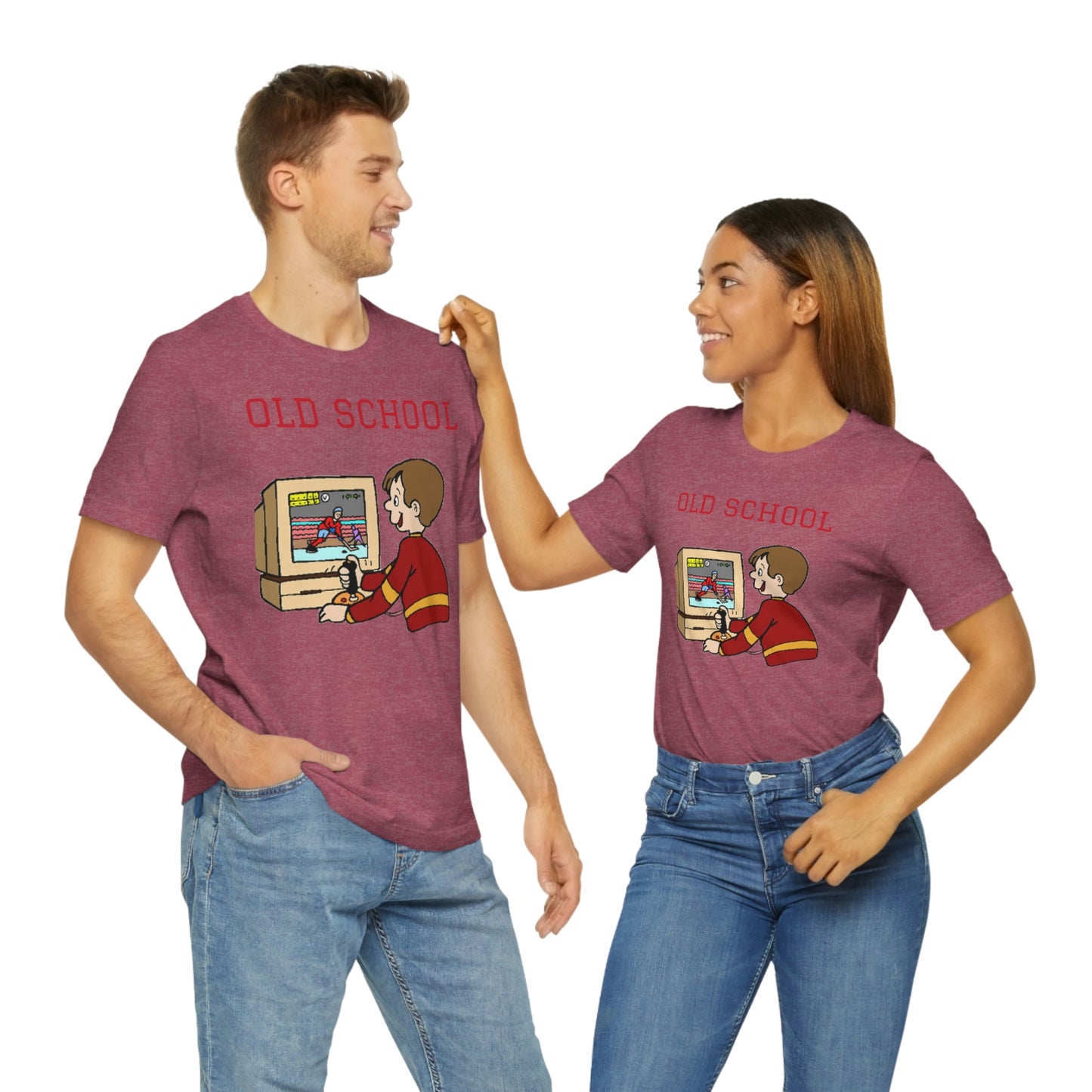 Old School Gamer Unisex Jersey Short Sleeve Tee