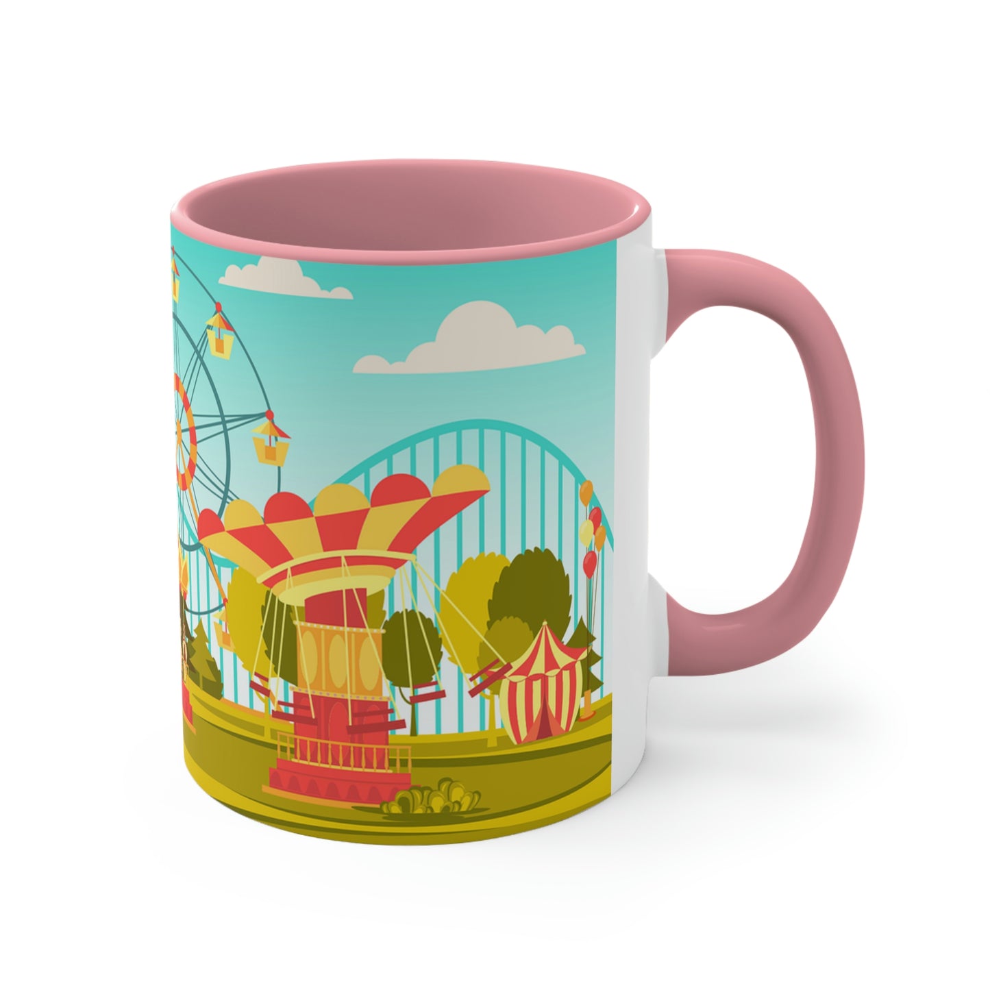 Amusement Park Accent Coffee Mug, 11oz