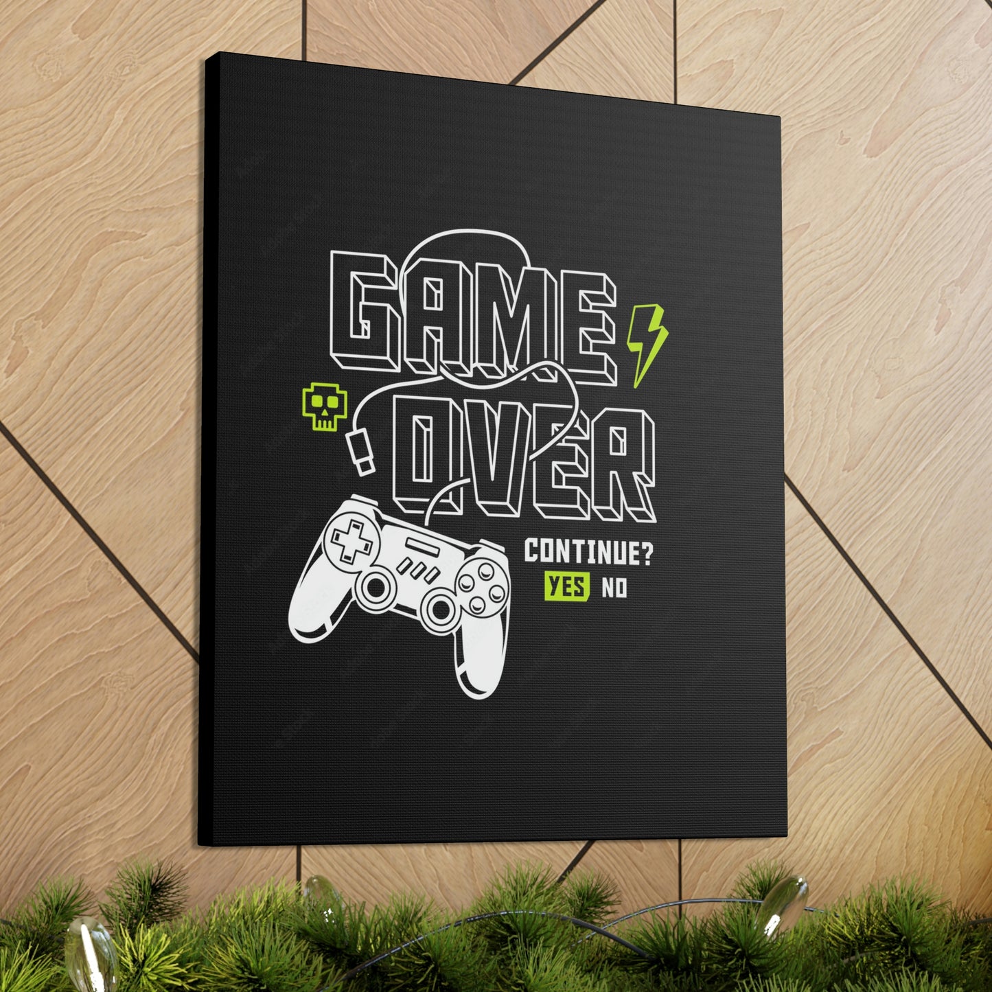 Game Over Canvas Gallery Wraps