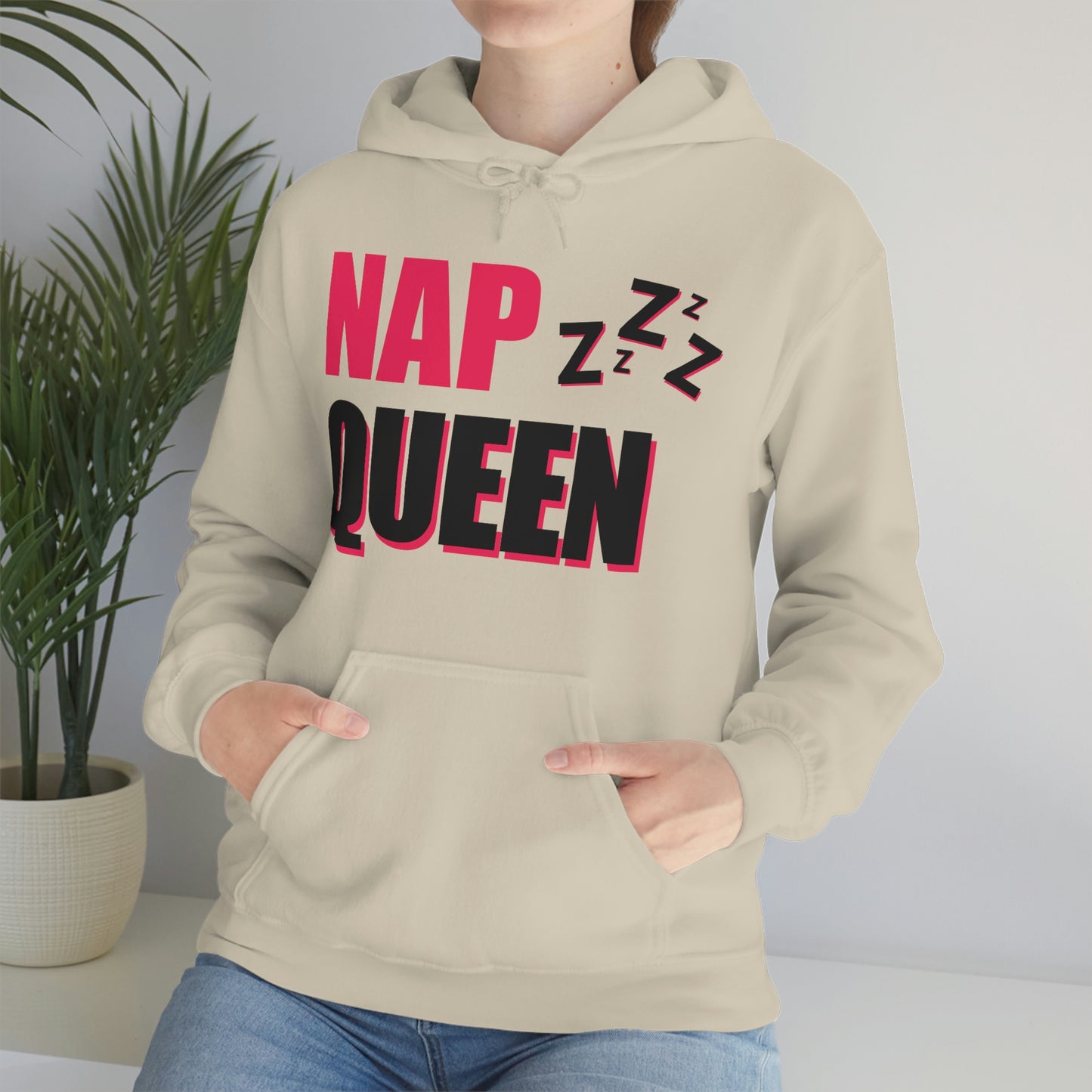 Nap Queen Unisex Hooded Sweatshirt