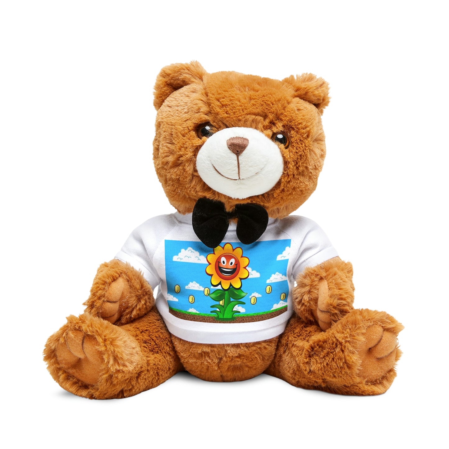 Teddy Bear with Video Game Style T-Shirt