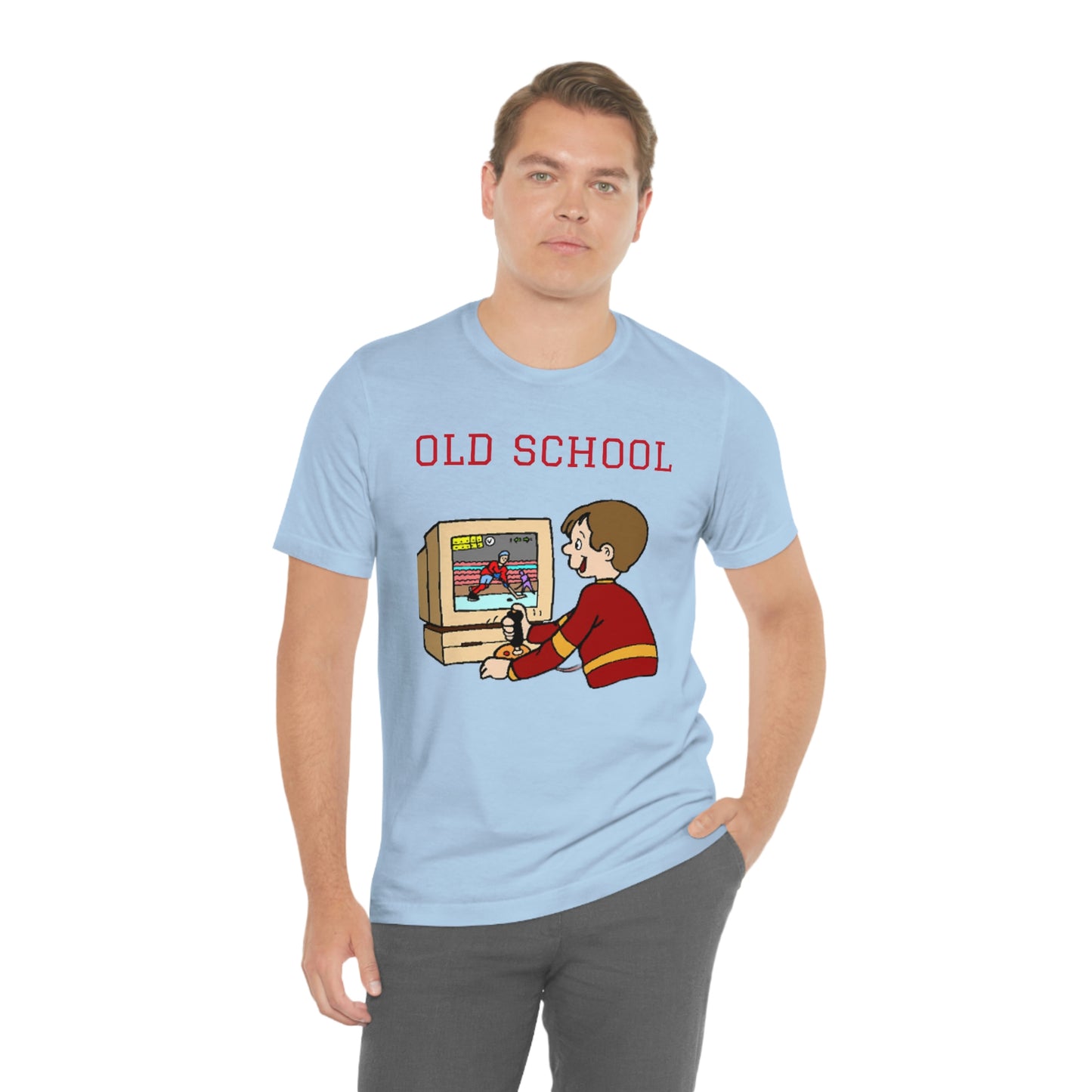 Old School Gamer Unisex Jersey Short Sleeve Tee