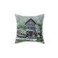 Grist Mill Scenic Spun Polyester Square Pillow