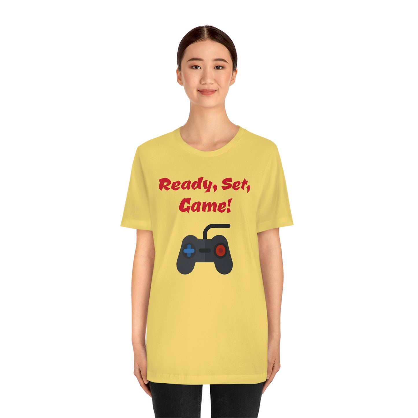 Ready, Set, Game! Unisex Jersey Short Sleeve Tee