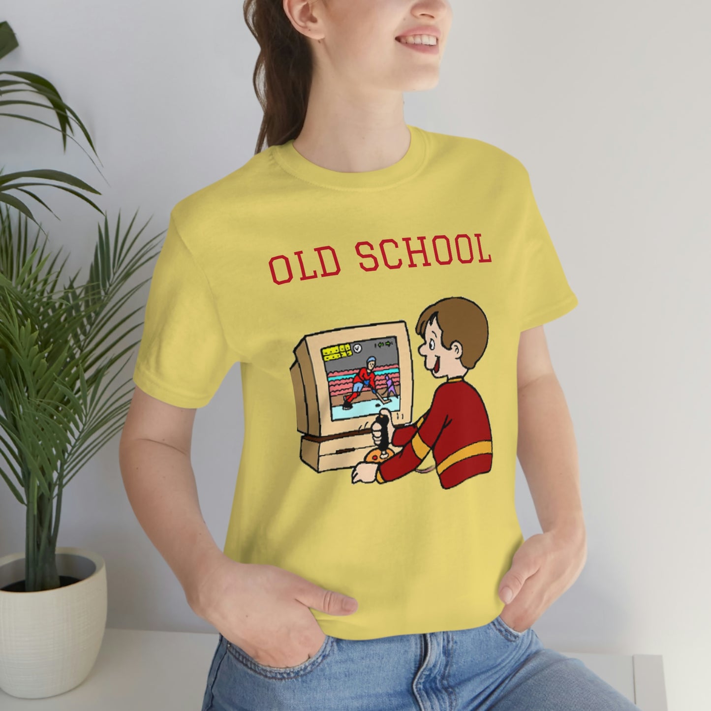 Old School Gamer Unisex Jersey Short Sleeve Tee