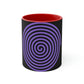 Vortex Accent Coffee Mug, 11oz