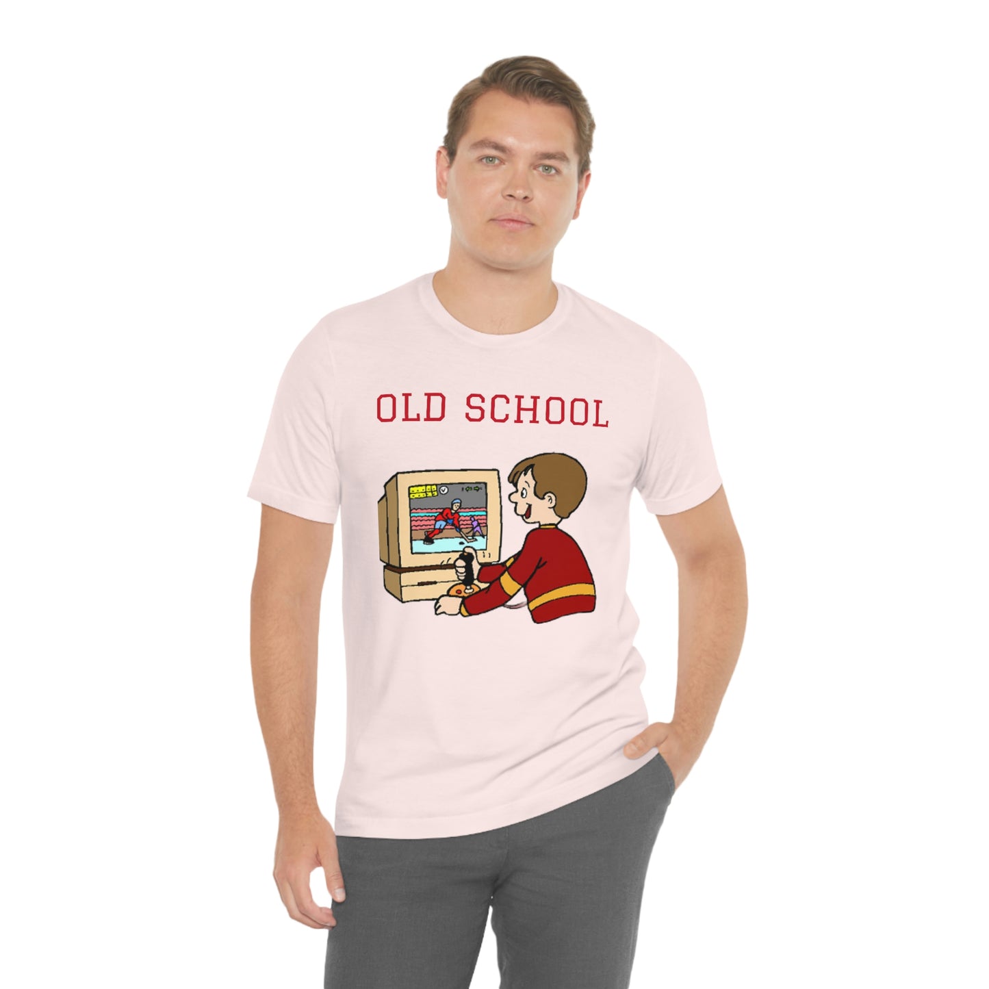 Old School Gamer Unisex Jersey Short Sleeve Tee