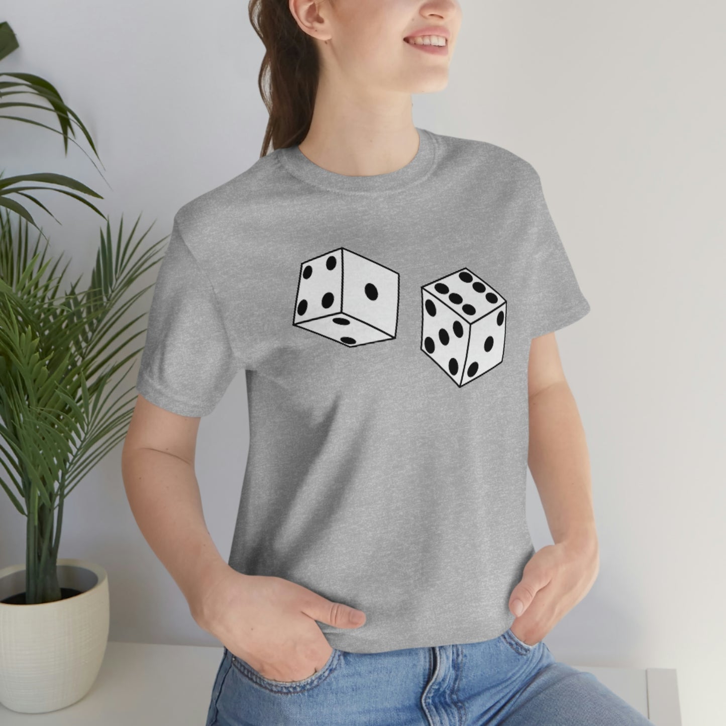 Dice Roll Unisex Jersey Short Sleeve Tee