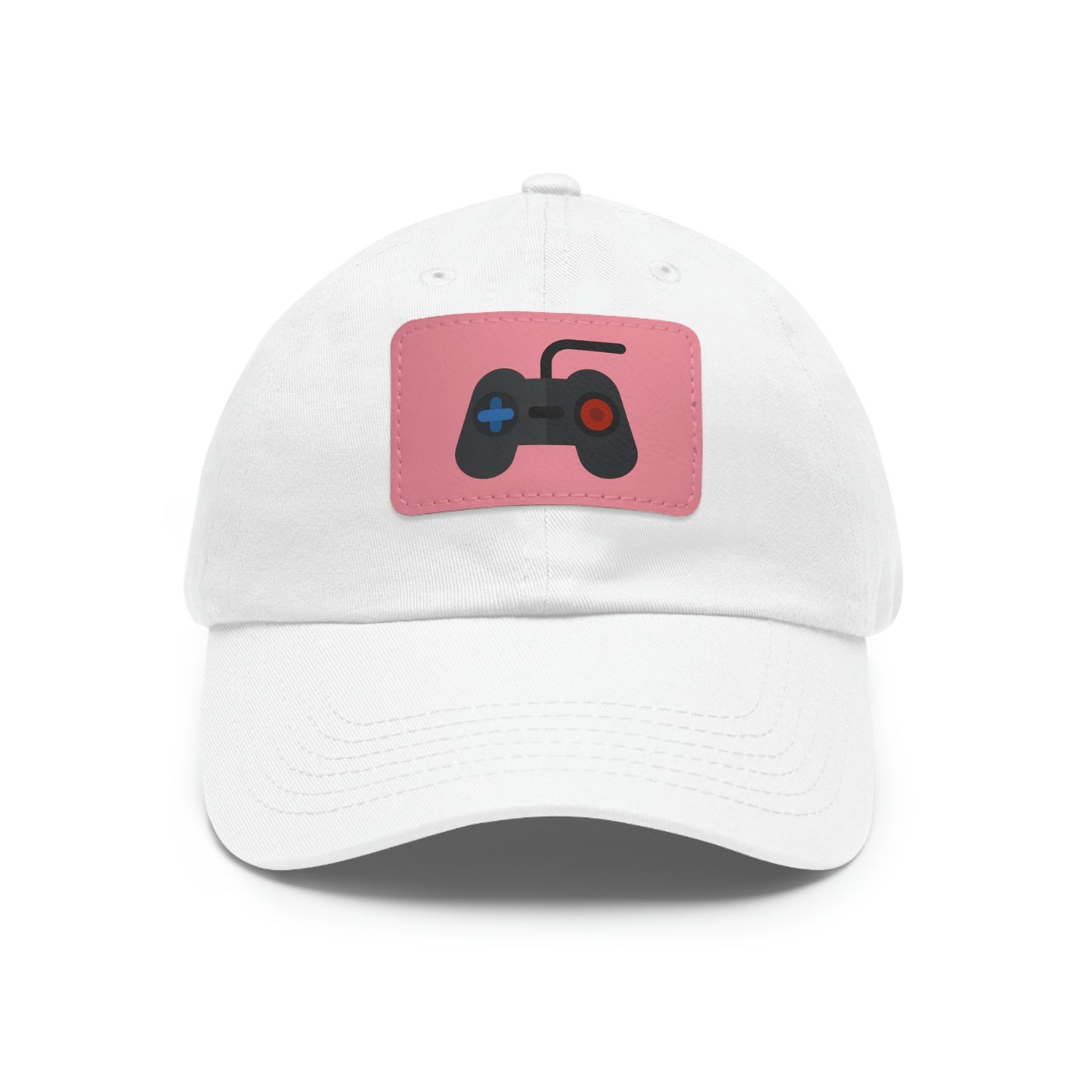 Retro Game Controller Dad Hat with Leather Patch