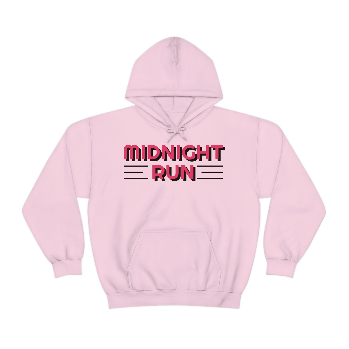 Midnight Run Retro Style Unisex Hooded Sweatshirt