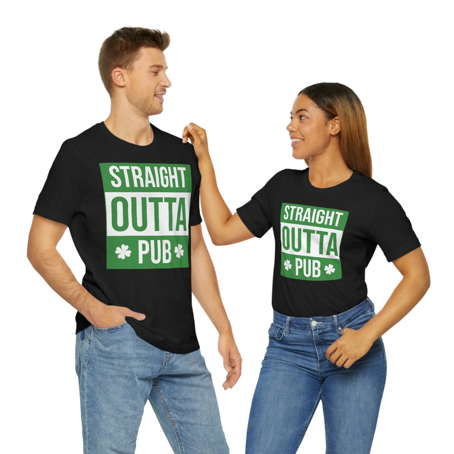 Straight Outta Pub Unisex Jersey Short Sleeve Tee