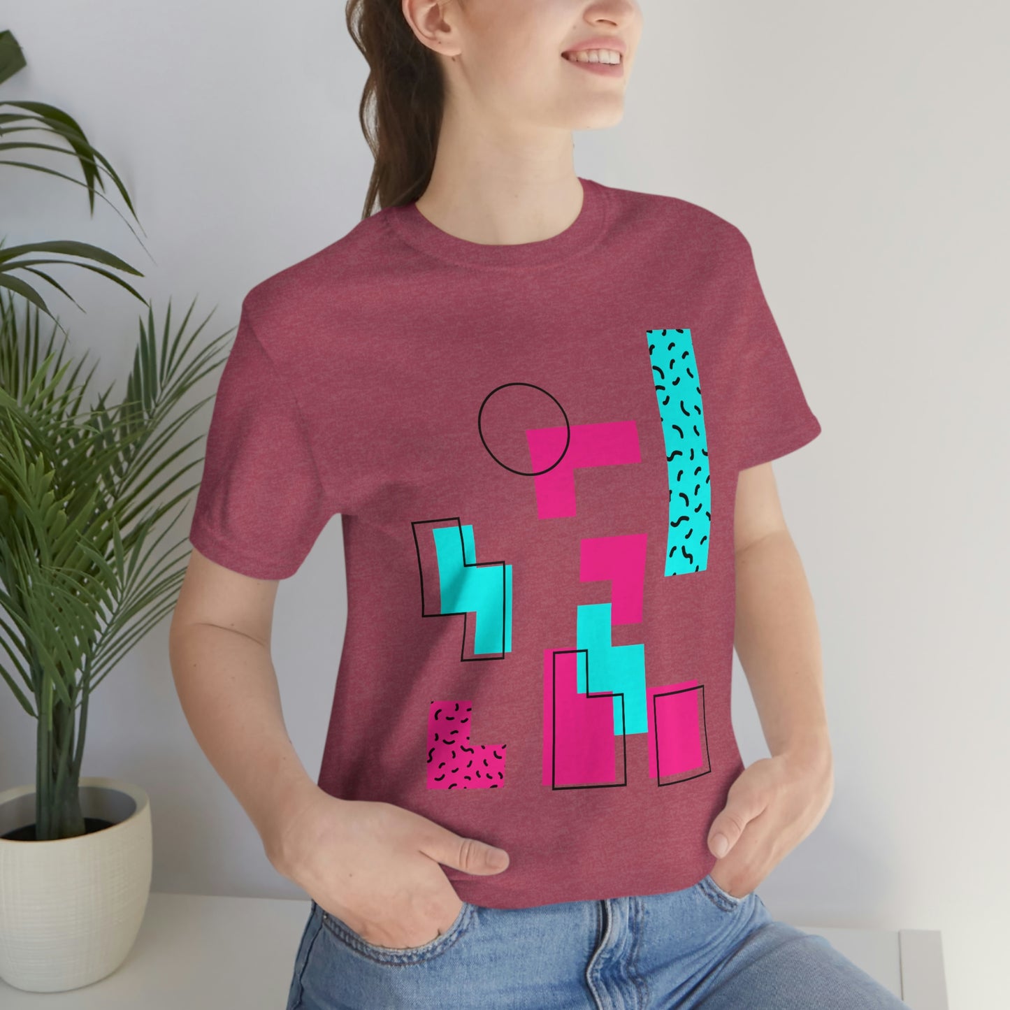 Tetris Retro Style Unisex Jersey Short Sleeve Tee