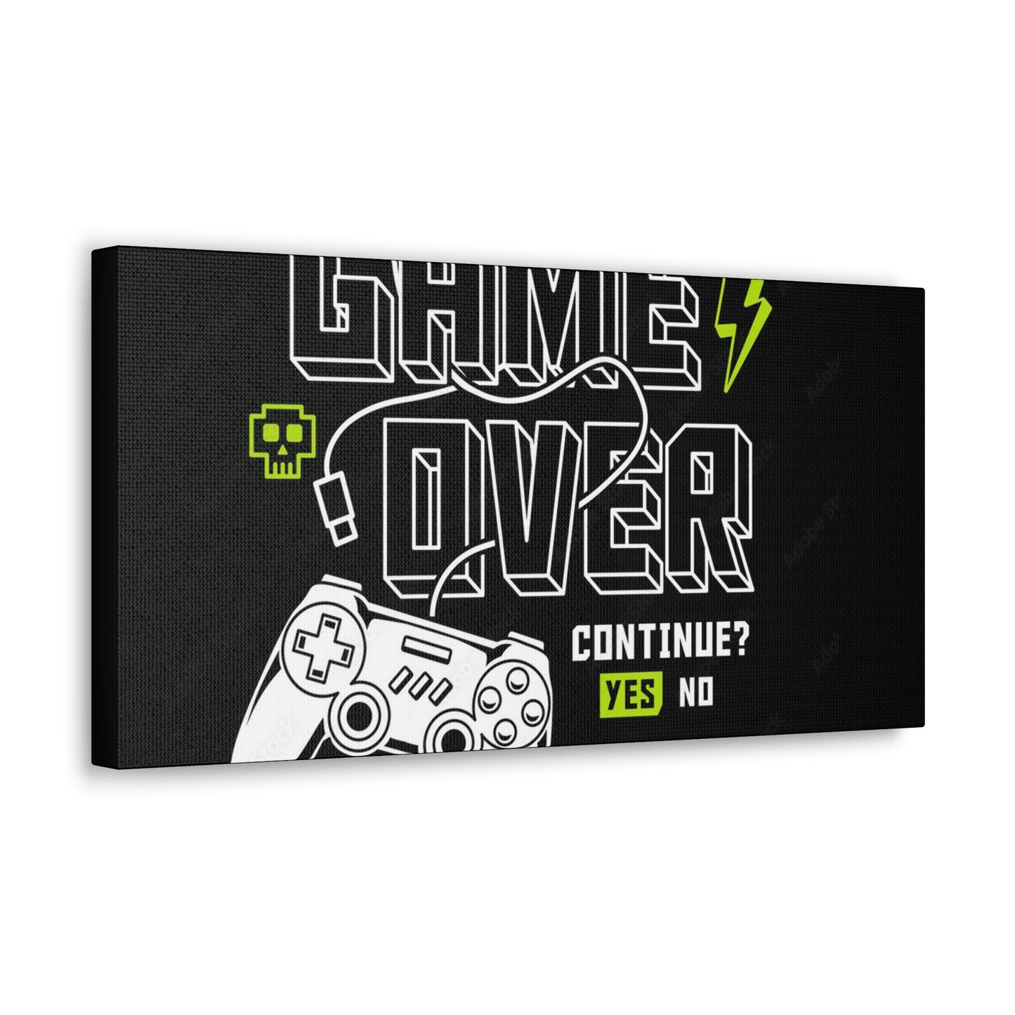 Game Over Canvas Gallery Wraps