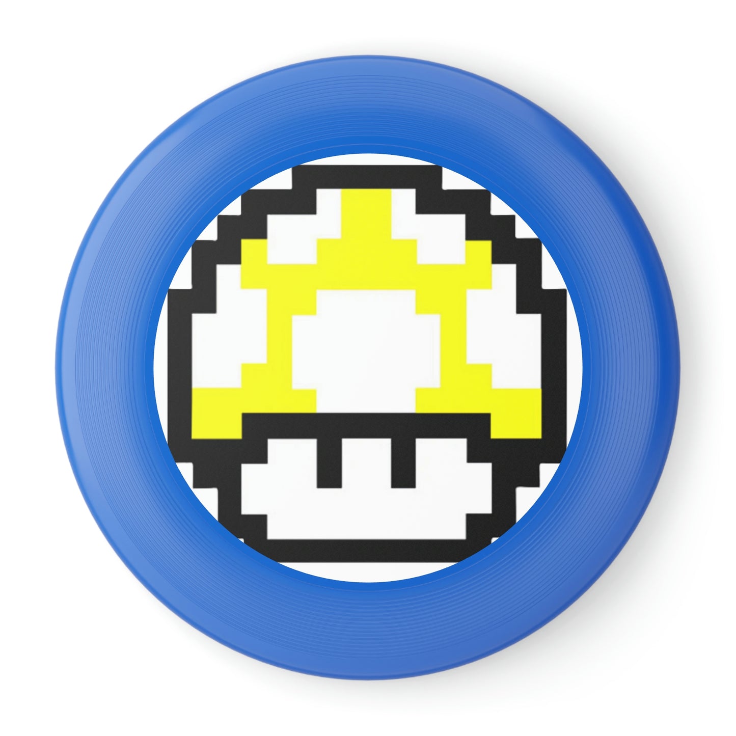 Yellow 8 Bit Style Mushroom Wham-O Frisbee