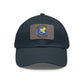 Dad Level Unlocked Dad Hat with Leather Patch