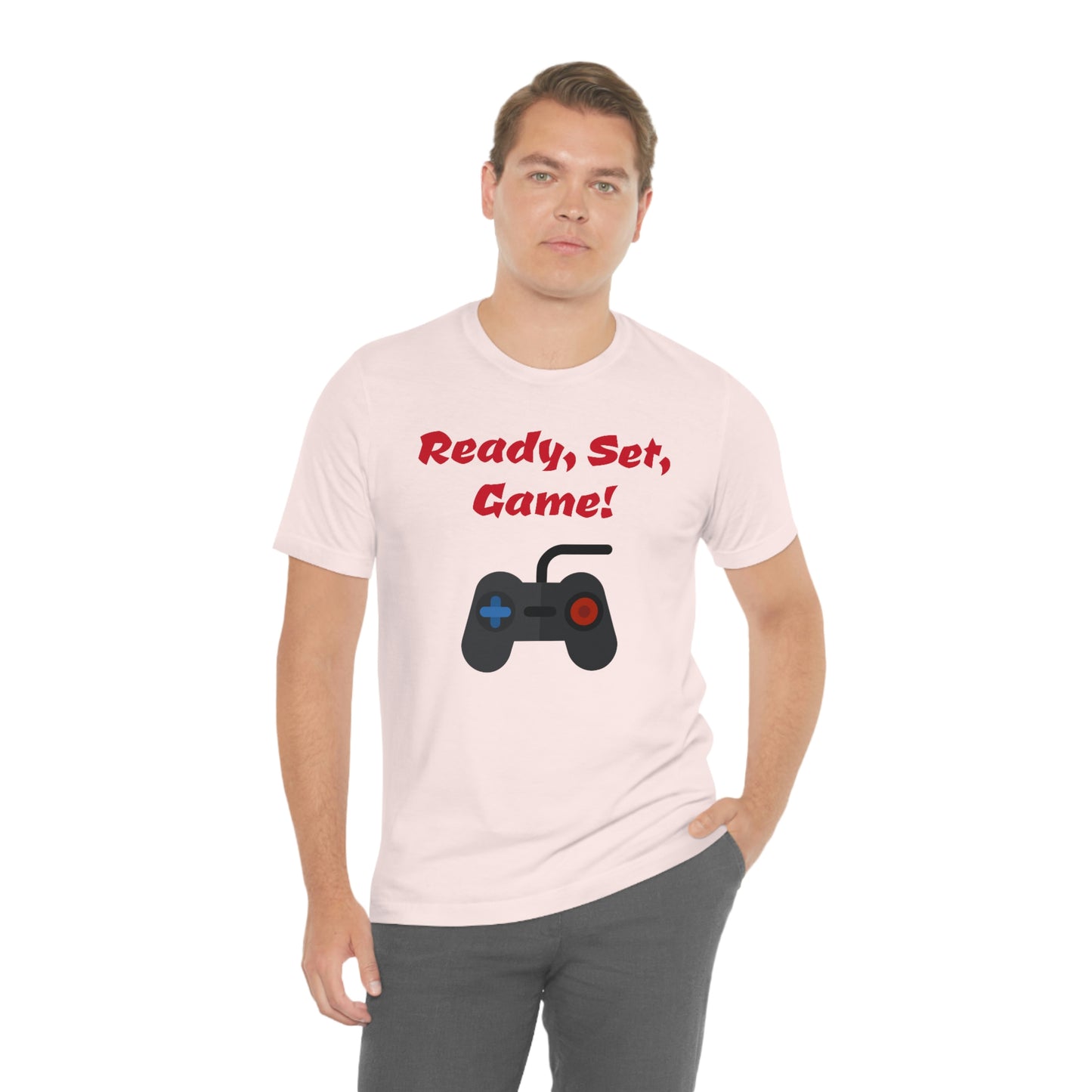 Ready, Set, Game! Unisex Jersey Short Sleeve Tee