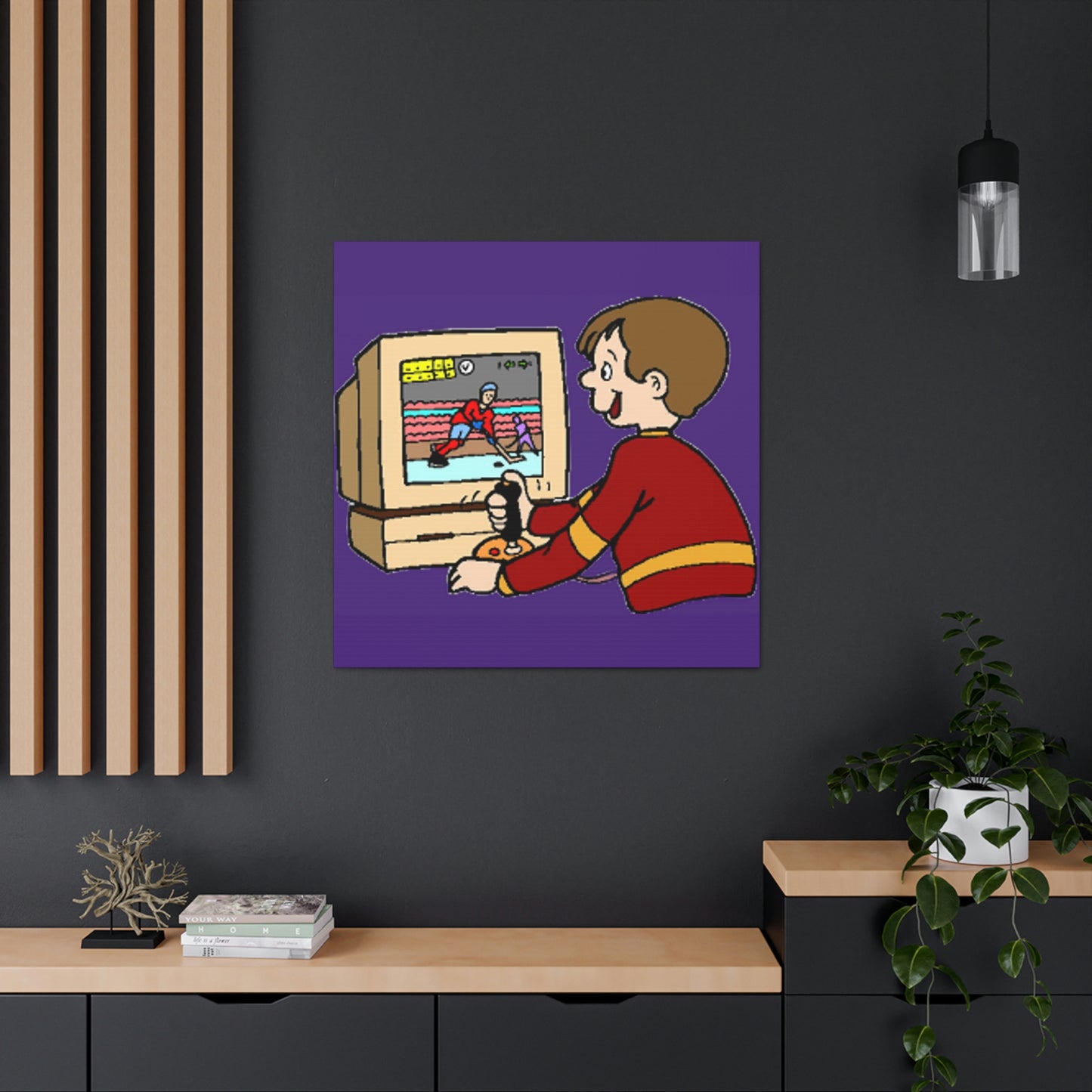 Old School Gamer Canvas Gallery Wraps