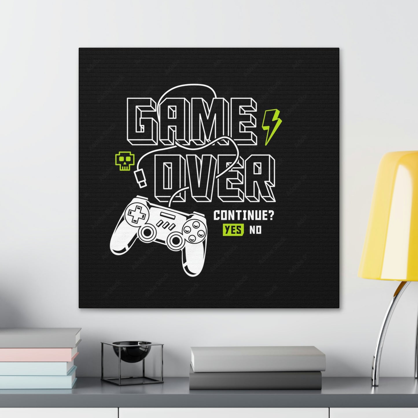 Game Over Canvas Gallery Wraps