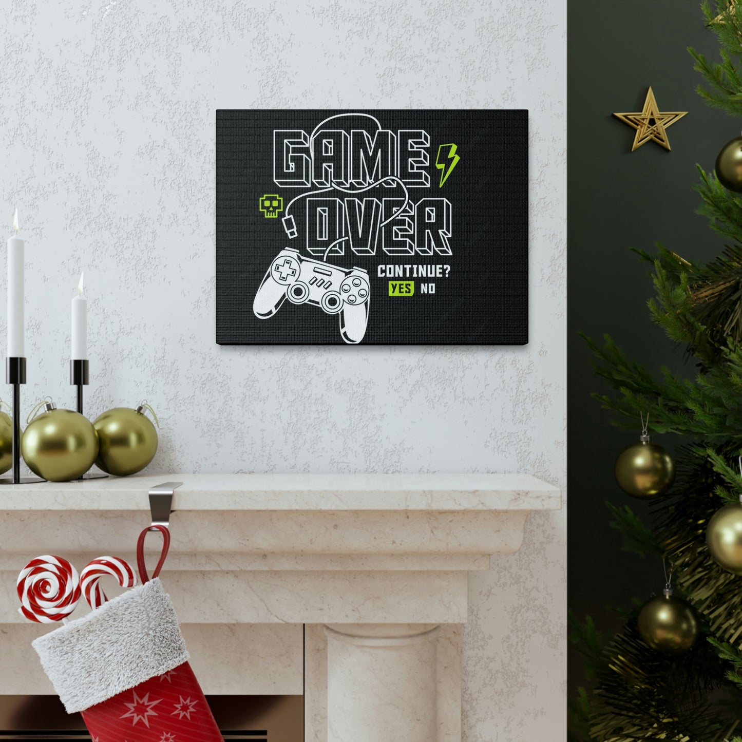 Game Over Canvas Gallery Wraps