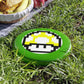 Yellow 8 Bit Style Mushroom Wham-O Frisbee