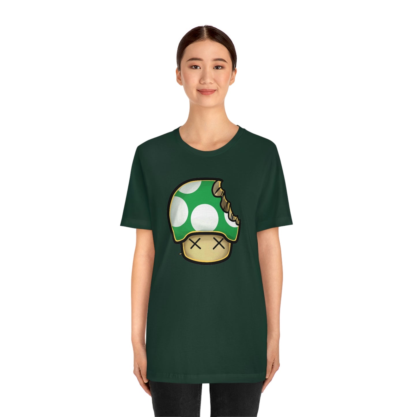 Bitten Mushroom Unisex Jersey Short Sleeve Tee