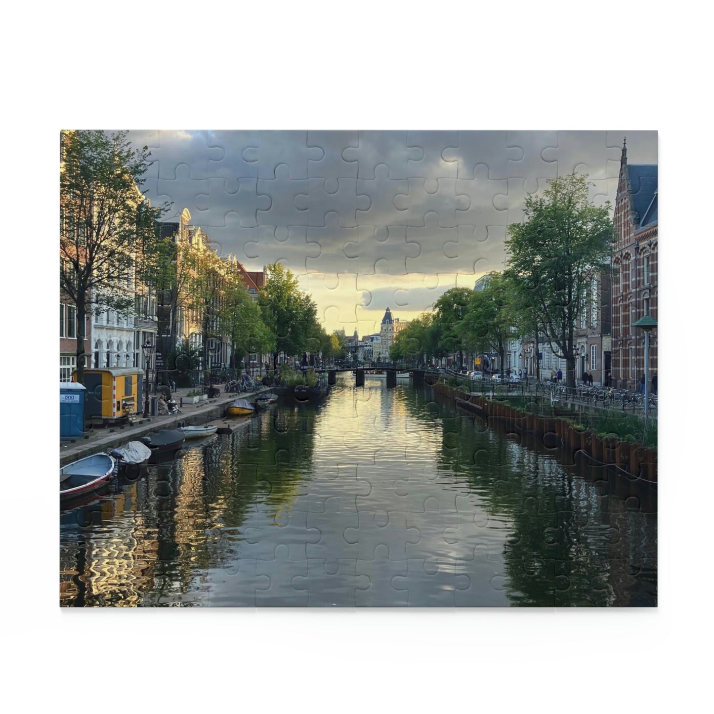 Amsterdam Canal Scenic Puzzle (120, 252, 500-Piece)