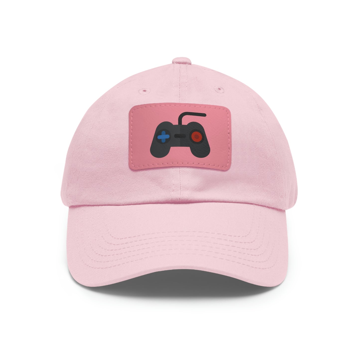 Retro Game Controller Dad Hat with Leather Patch