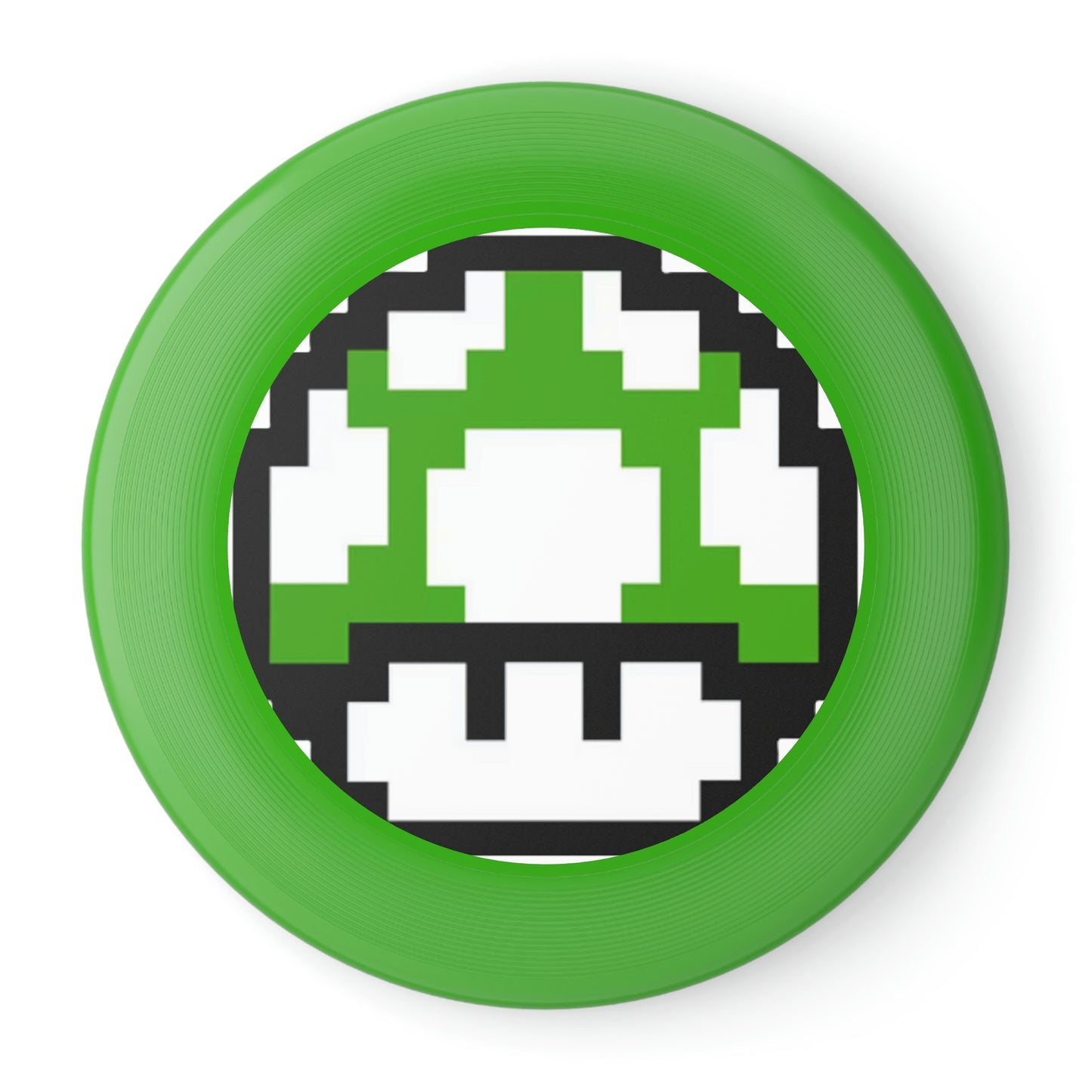 Green 8 Bit Style Mushroom Wham-O Frisbee