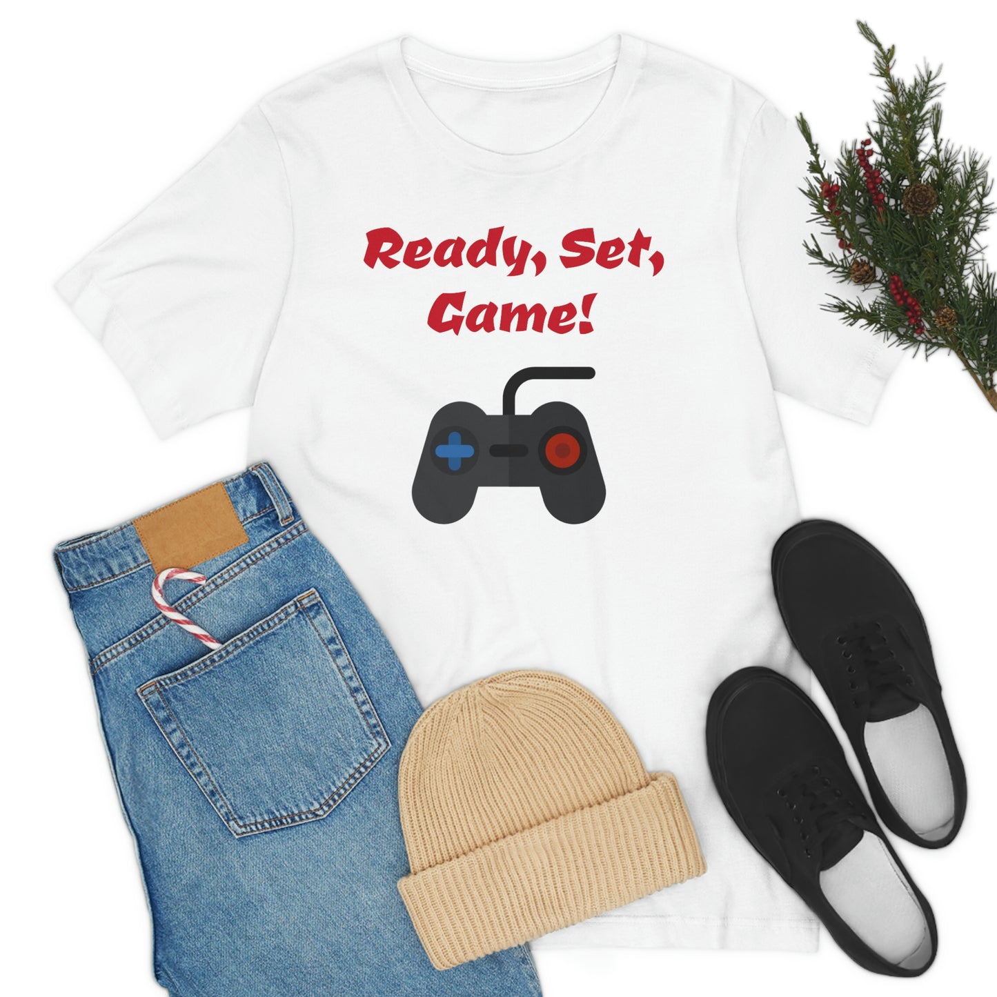 Ready, Set, Game! Unisex Jersey Short Sleeve Tee