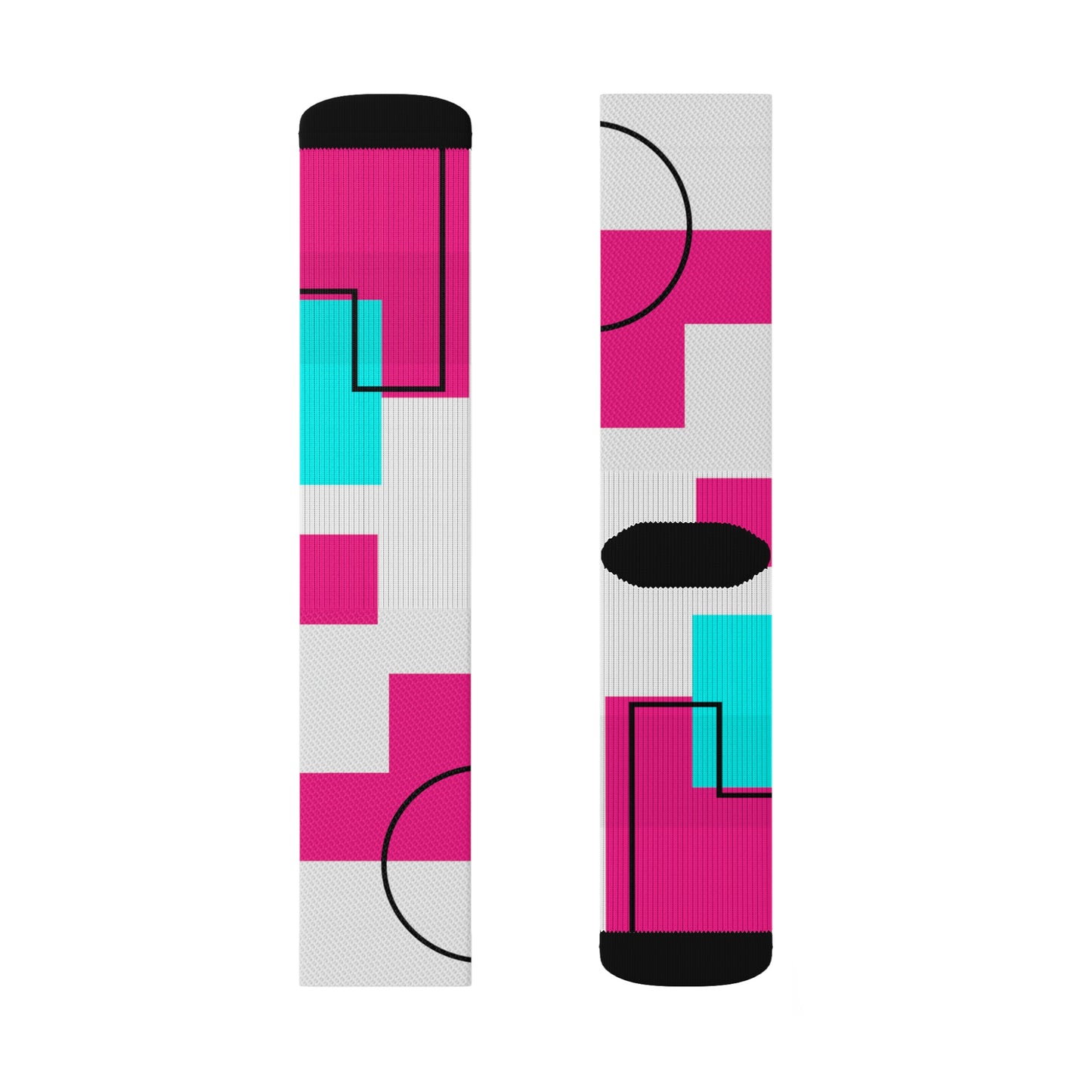 Tetris Style Sublimation Socks