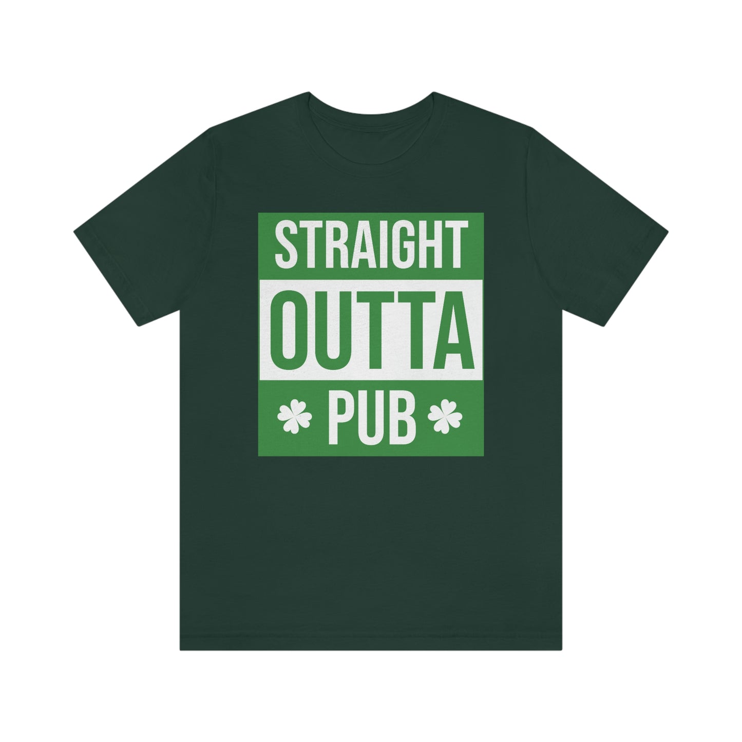 Straight Outta Pub Unisex Jersey Short Sleeve Tee