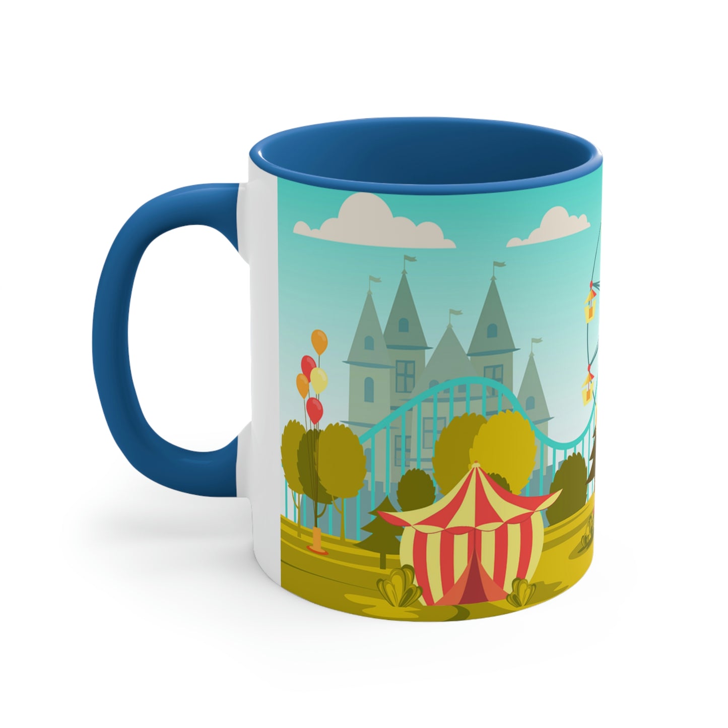 Amusement Park Accent Coffee Mug, 11oz