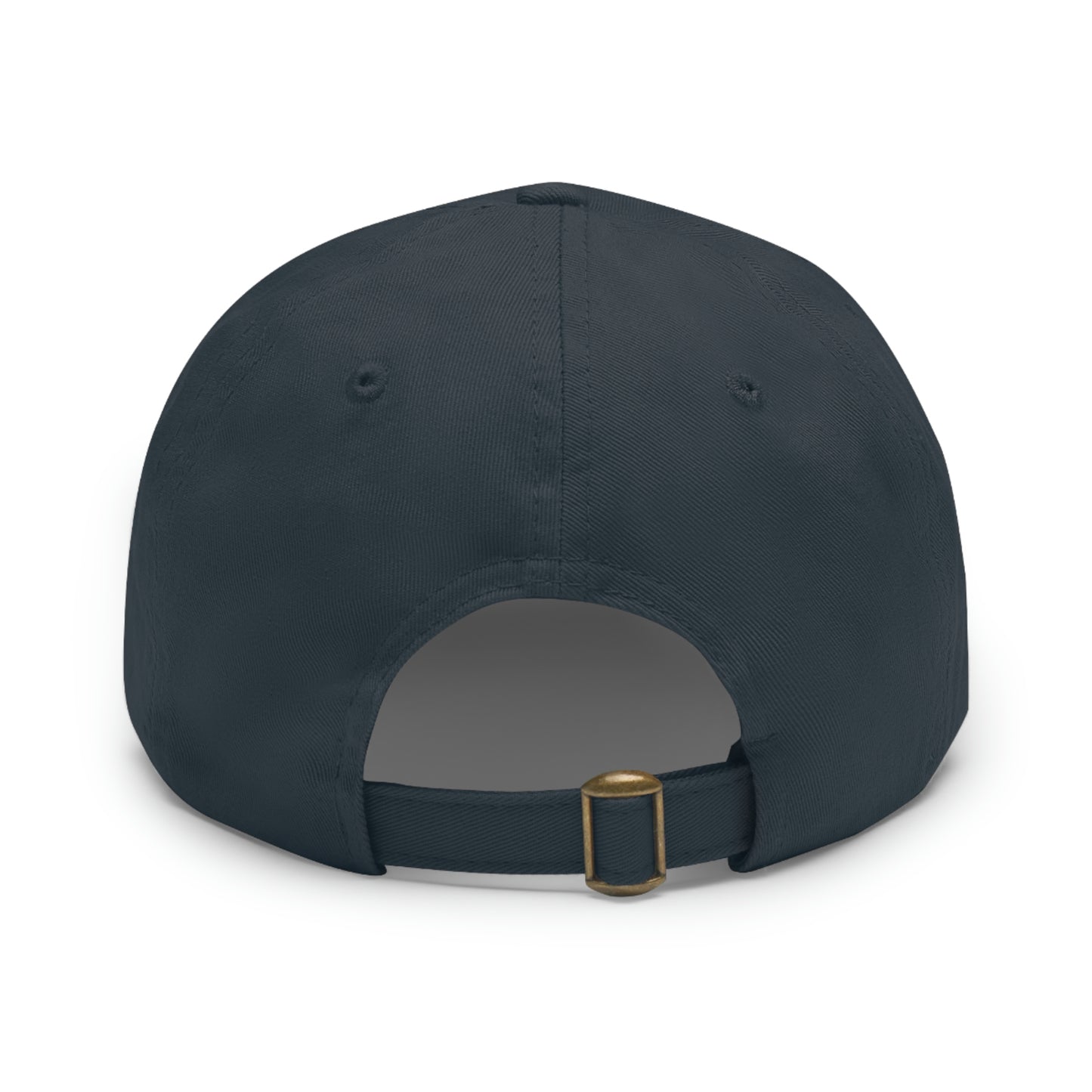 Beer on Clock Dad Hat with Leather Patch