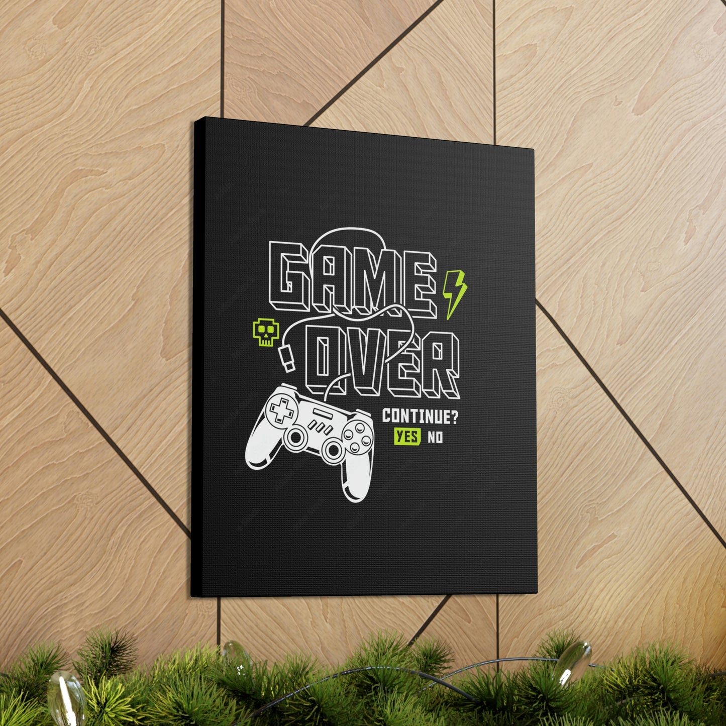 Game Over Canvas Gallery Wraps