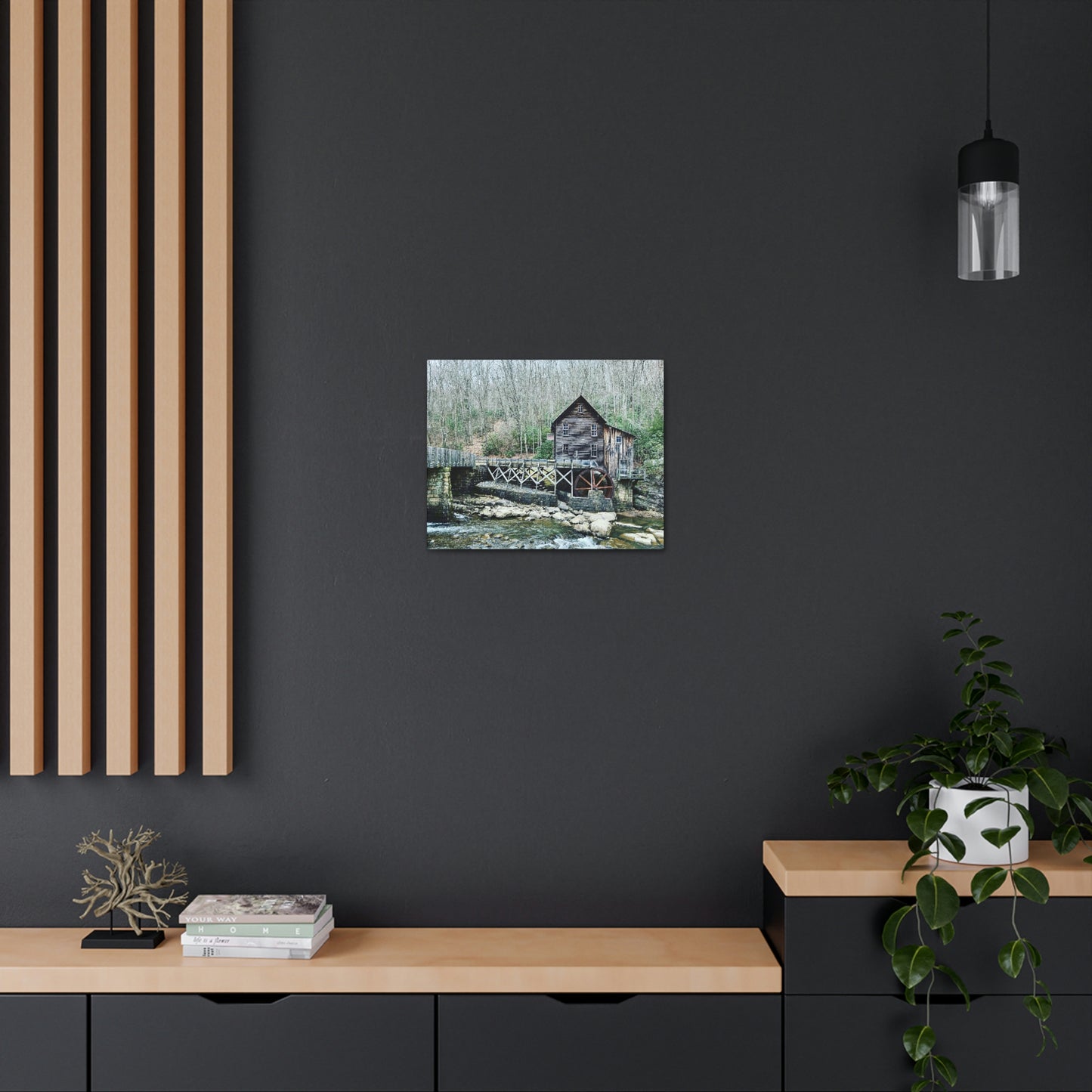 Grist Mill Scenic Canvas Gallery Wraps