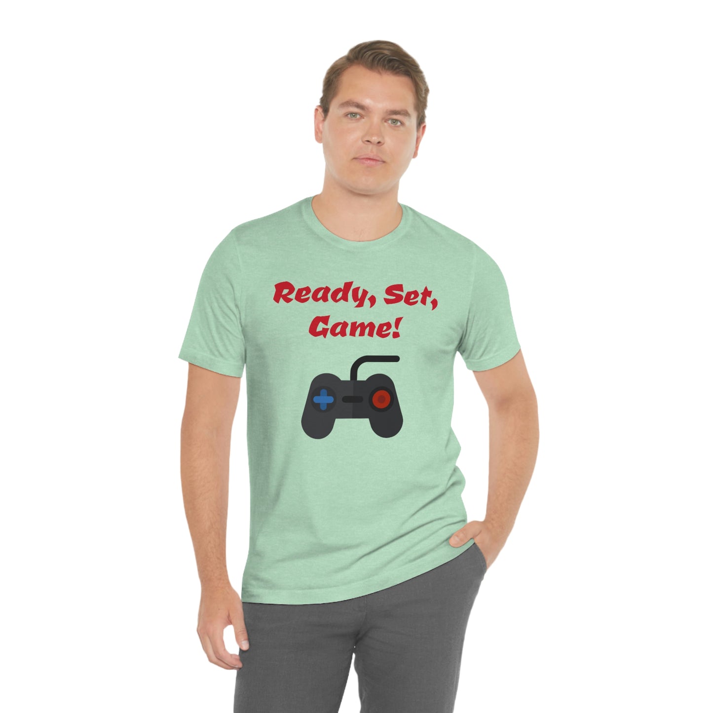 Ready, Set, Game! Unisex Jersey Short Sleeve Tee