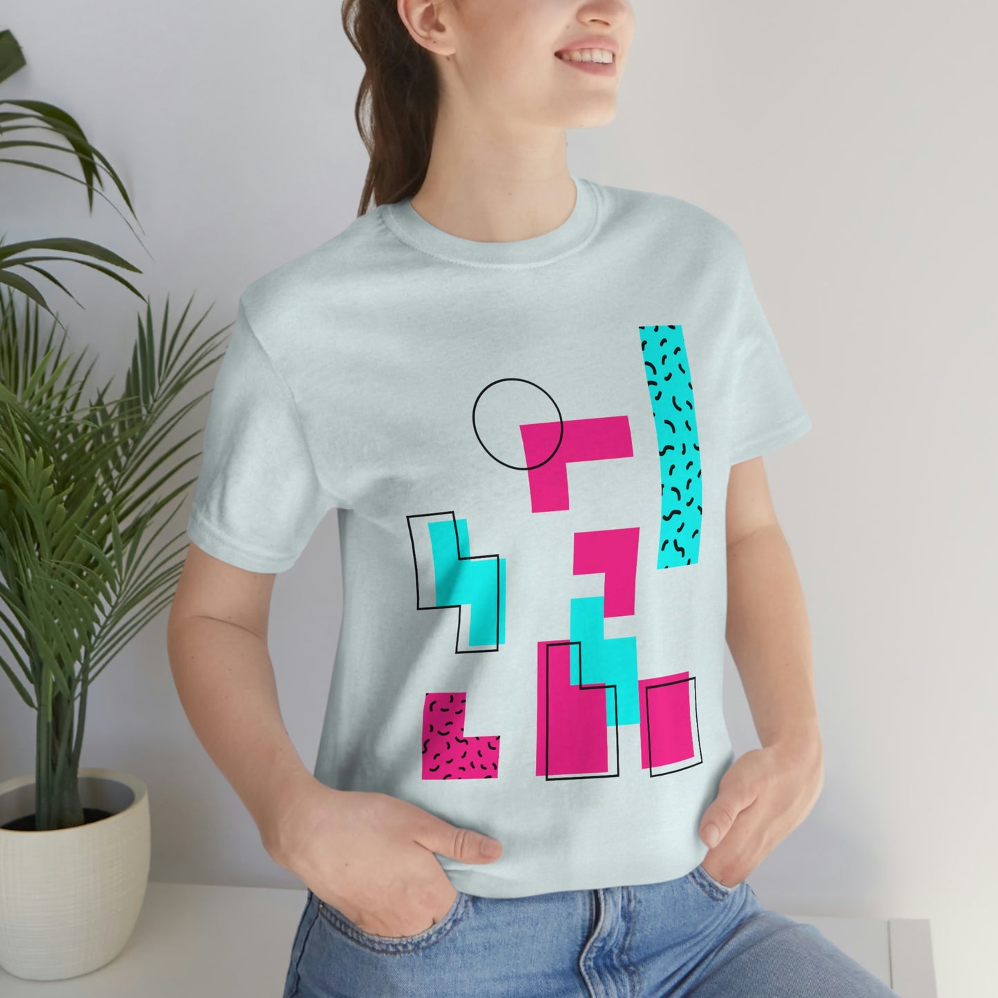 Tetris Retro Style Unisex Jersey Short Sleeve Tee