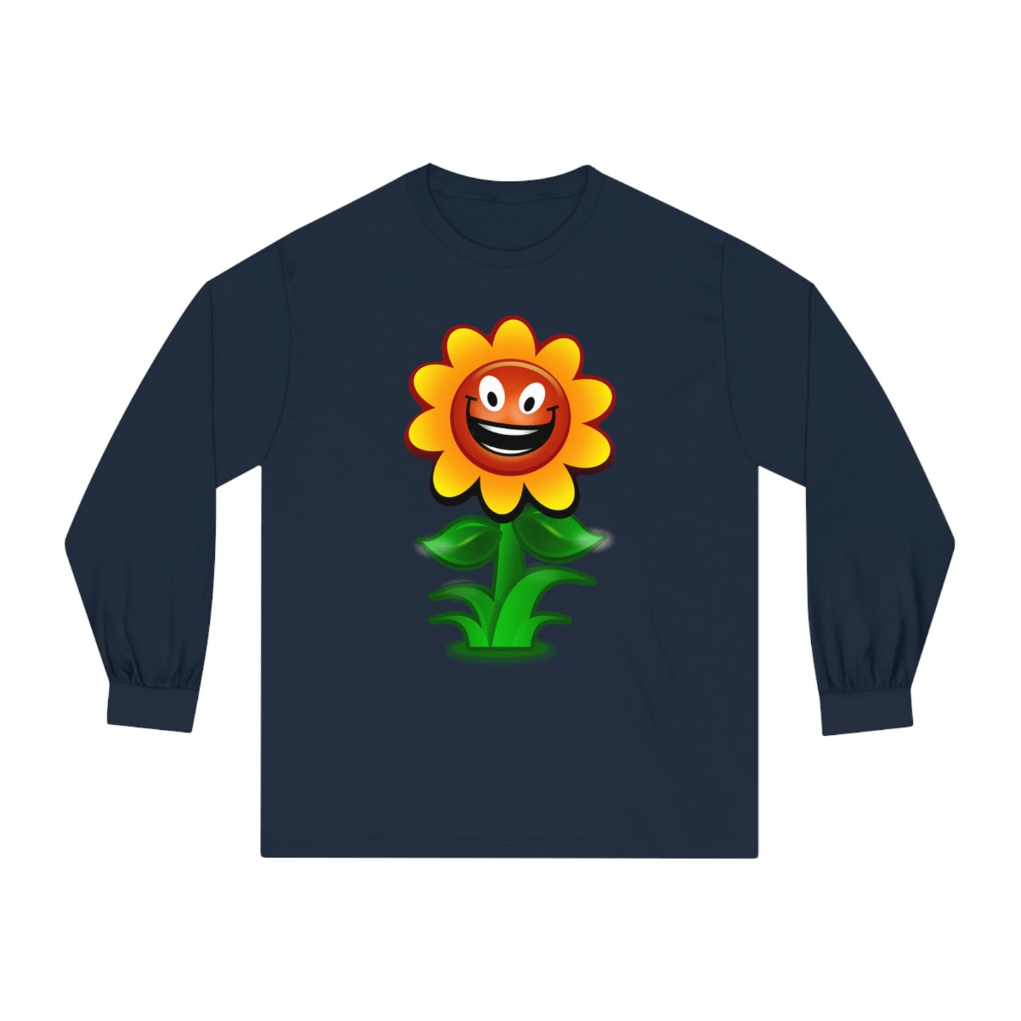 Video Game Retro Style Flower Unisex Classic Long Sleeve T-Shirt