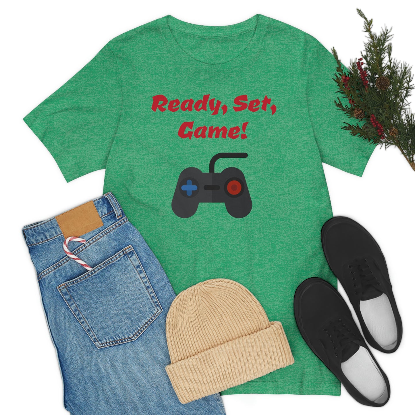 Ready, Set, Game! Unisex Jersey Short Sleeve Tee