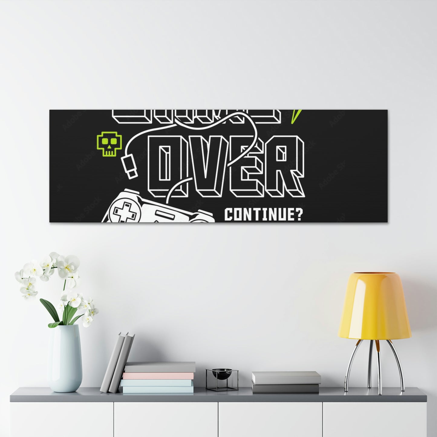 Game Over Canvas Gallery Wraps