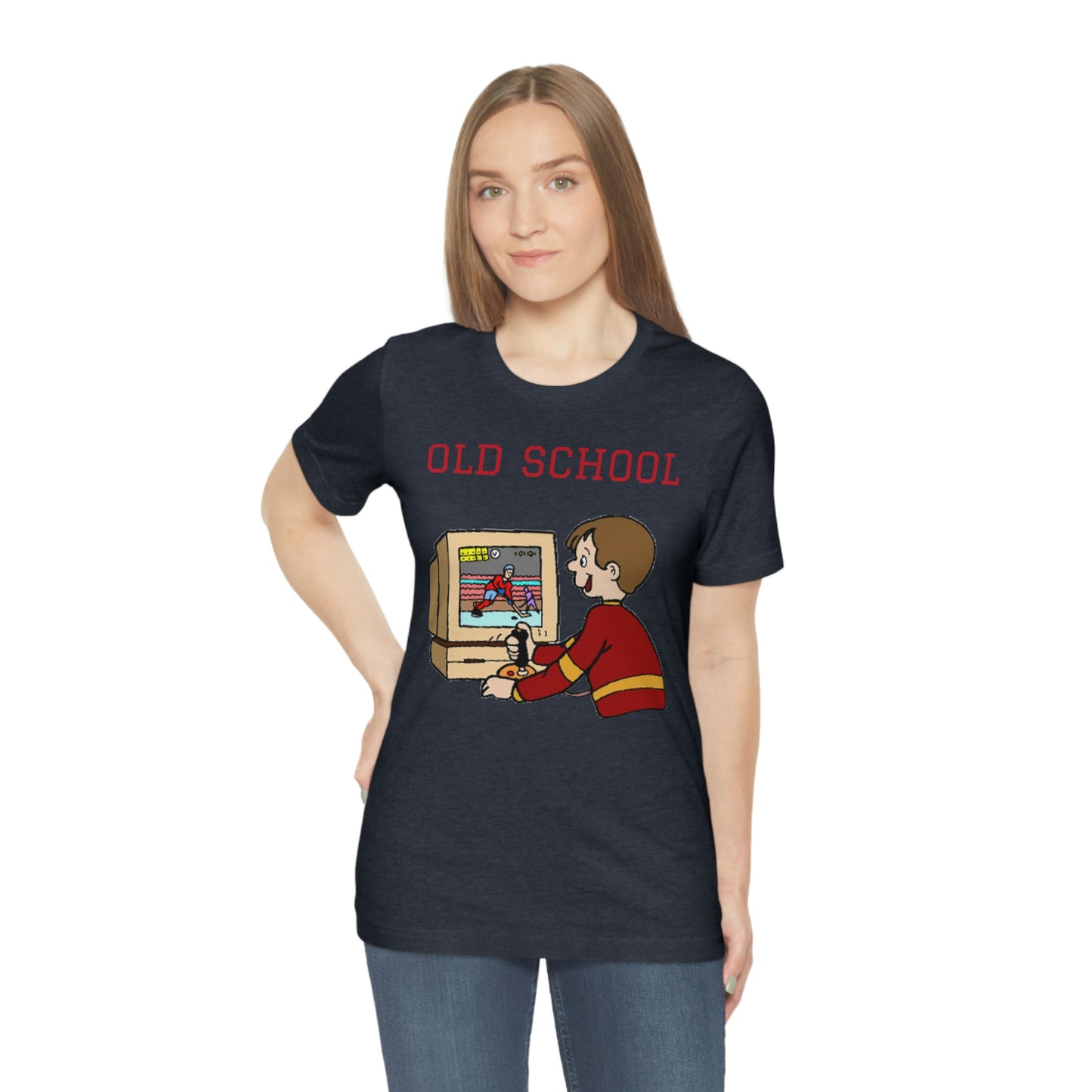 Old School Gamer Unisex Jersey Short Sleeve Tee