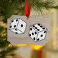 Dice Roll Wooden Christmas Ornaments